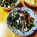 かわゆう1211's cooksnap of when they made ほうれん草とヒジキのサラダ。.