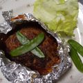 Runru☆'s cooksnap of when they made 蒸してジューシーに♪包み焼きハンバーグ.