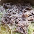 ういき☆彡's cooksnap of when they made ☺簡単♪牛肉とキャベツの炊き肉鍋☺.