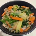 te_sanae's cooksnap of when they made 簡単丼♡ランチ♡豚挽肉と野菜のあんかけ丼.