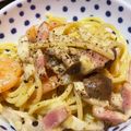 クックRRLRXM☆'s cooksnap of when they made 秋といえば！色々キノコのクリームパスタ.