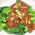 τомоко's cooksnap of when they made 青野菜が進んじゃう♡梅肉ソース.