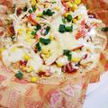 mamaRD's cooksnap of when they made ［糖質制限］フライパンでオートミールピザ.