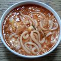 ポニーリボン's cooksnap of when they made 簡単！早い！あんかけ卵キムチうどん.