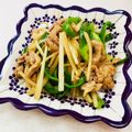 あっこ姉's cooksnap of when they made 大根の皮で♪チンジャオロース.