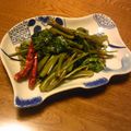 hisosari's cooksnap of when they made タイ風空芯菜の味噌炒め★1分でパックブン.