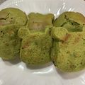 ミアンミアン's cooksnap of when they made ゆであずきと栗のヘルシー抹茶マフィン！.