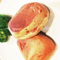 マイク916's cooksnap of when they made ディナーロールでパニーニ.