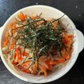 ＭＩ−ＳＡＮ's cooksnap of when they made もやし&パプリカの海苔あえ♪.