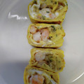 ミロ9607's cooksnap of when they made 冷凍むきえびで♪てんむす風卵焼き.