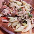 低カロ探検隊's cooksnap of when they made セロリと蒟蒻のゴマ油炒め.