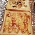 popee8's cooksnap of when they made バター香る♪ 黒蜜きなこの和トースト.