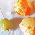 ぷにぷに～mama's cooksnap of when they made パリパリフルーツ飴.