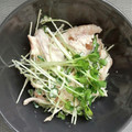 シビリキン's cooksnap of when they made 鶏と貝割れの明太マヨ和え.
