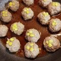 ♡CHIRINA♡'s cooksnap of when they made 低糖質(*^^*)皮なし焼きシュウマイ.