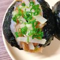 ♬ぶちこ♬'s cooksnap of when they made ★おにぎりバーガー★運動会のお弁当に♪.