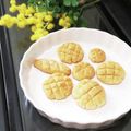 からあげパーティー's cooksnap of when they made ★糖質オフ！＊メロンパン風クッキー＊♪.