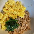 夏歩のママ's cooksnap of when they made 簡単！そぼろ丼(鶏).