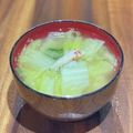 西＊絵子's cooksnap of when they made 白菜トロトロ【カニ出汁の味噌汁】.