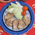 mmameco's cooksnap of when they made 簡単おつまみ かつお塩豚 ポークソテー　.