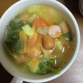 ちゃぎー's cooksnap of when they made セロリと舞茸の野菜たっぷりコンソメスープ.