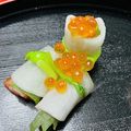 ♥︎yaya♥︎'s cooksnap of when they made おせちに蟹かまサーモンの俵巻き♪.