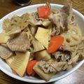 クック8J0LFQ☆'s cooksnap of when they made 細タケノコと豚肉の筑前煮.