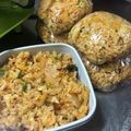 あっぷるかぞくのママ's cooksnap of when they made 簡単パラパラキムチチャーハン.