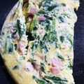 たかたかっち♪'s cooksnap of when they made 苦くない春菊のオープンオムレツ.