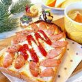 gomapon's cooksnap of when they made ソーセージエッグチーズトースト.