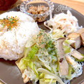 YUH♡ママ's cooksnap of when they made ヘルシー野菜としらたきのパスタ風☆.
