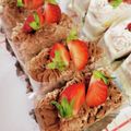 ハチ8コロ8's cooksnap of when they made オレンジチョコ❀モンブランショートケーキ.