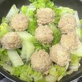 まっちぃなー's cooksnap of when they made しゅうまいと白菜のフライパン蒸し.