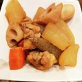 Sun Flover's cooksnap of when they made 根菜と鶏肉の煮物.