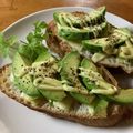 レディー・ババア's cooksnap of when they made 朝食！アボカドチーズ食パン.