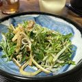 maaa。's cooksnap of when they made 水菜大量消費！水菜とじゃこの超簡単サラダ.