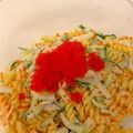 ☆★チョコ☆★'s cooksnap of when they made とびっこサラダスパ♡.