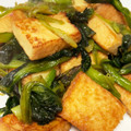 ちゃくま♡'s cooksnap of when they made 極めた我が家の定番副菜！厚揚げ小松菜炒め.