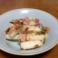 yuhuoba's cooksnap of when they made 長芋とベーコンのバターソテー♡.