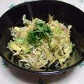ごーあい's cooksnap of when they made 冥加が香るアボカドしらすの胡麻オイル和え.