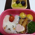 碧きりん's cooksnap of when they made ウサギさん弁当（キャラ弁）.