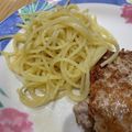 れでよと's cooksnap of when they made 付け合わせに☆シンプルパスタ☆.