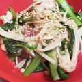ブランシュkuu's cooksnap of when they made エノキダケと春菊の胡麻味噌梅肉和え.