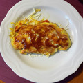 ブランディ's cooksnap of when they made 焼きそばがあまったらオム焼きそば.