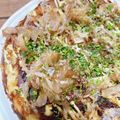 Cte・Me's cooksnap of when they made お好み焼！豚カリッ☆もちチーズとろーり♪.