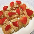 ＹＵ★'s cooksnap of when they made 冷凍パイシートで＊いちごミルフィーユ.