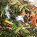 まつ☆ちえ's cooksnap of when they made 簡単、大根の葉のお漬物.