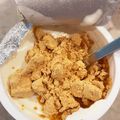 PinkyTexas's cooksnap of when they made バナナきな粉ヨーグルト.