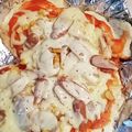 ドラ焼き太郎's cooksnap of when they made フライパンで簡単ピザ.