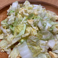 リラシャン's cooksnap of when they made 白菜メインの痩せるおかず！卵炒め.